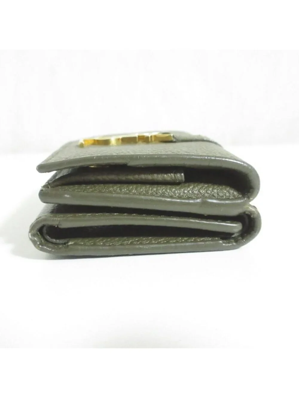 Saint Laurent Paris YSL Khaki LadySecond Wallet - Picture 4 of 10